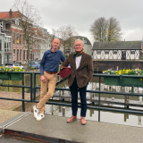 Laurens van Ede en Albert-Jan Schulte in de Lingehaven